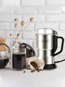 LAC 1pc Leve e Portátil Plugue UE Moedor de Café Elétrico para Uso Doméstico, Moagem Rápida de Grãos de Café, Nozes e Especiarias com Alça