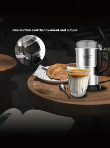 LAC 1pc Leve e Portátil Plugue UE Moedor de Café Elétrico para Uso Doméstico, Moagem Rápida de Grãos de Café, Nozes e Especiarias com Alça