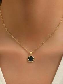 1pc Pure Silver Pentagonal Flower Necklace, 1 Pair Of Pure Silver Earrings And 1pc Pure Silver Ring Jewelry Set, Featuring An Anti-Allergenic Design With Passionate With A Simple Yet Elegant Square-Shaped Cubic Zirconia, Highlighting Your Refined, Romantic And Versatile Elegant. Valentines