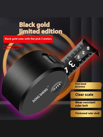 Cinta métrica engrosada y endurecida, resistente a golpes, de 3 metros, 5 metros, 7,5 metros, 10 metros, para construcción doméstica y de sitio, cinta métrica pequeña de acero, anti-caída y resistente al desgaste, ultra cinta métrica, de vuelta al colegio, útiles escolares