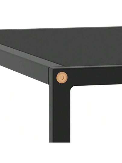 VidaXL Coffee Tafel Zwart Glass 60x60x35 Cm view 5
