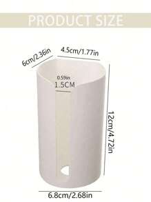 1pc Space-Saving & Multifunctional Wall-Mounted Trash Bag Holder & Tissue Dispenser,Creative Adhesive-Free Trash Bag Organizer Box,Durable Plastic, Wall-Mounted Kitchen Plastic Bag Dispenser And Storage Box,Ideal For Home Bathroom & Kitchen Organization