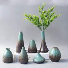 Ceramic Small Flower Vase Home Decoration Crafts Tabletop Ornament Simplicity Japanese-Style Decoration
