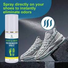 Foot And Shoe Deodorization Spray - Aloe Maceration, Hypoallergenic, Peppermint And Lemon Fragrance, Odor Control And Sweat Relief