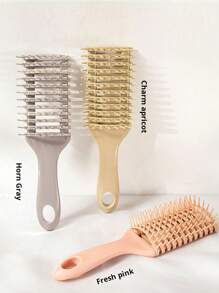 1 PIEZA Peine para definición y peinado del cabello, peine de masaje para pelucas y cabello liso, peine multifuncional para el hogar, sin tirones de cabello, sin miedo a los nudos, peine de masaje con cojín de aire para peluquería, se adapta a cualquier estilo de cabello de mujer