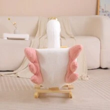 Rocking Horse, Swan Theme, Baby Toys, Home Outdoor Can Be Used, Holiday Birthday Gifts - White - View 9