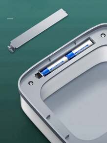 1 个塑料智能垃圾桶，自动传感器盖垃圾桶（需要 2 节 AA 电池） - 白色 - 查看 9