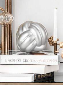1pc Resin Spherical Decorative Ornament, Creative Luxury Style, Suitable For Desk, Office, Home Decor, Birthday Gift - Multicolor - View 12