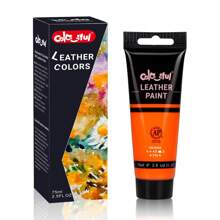 Peinture acrylique pour cuir pour la peinture de chaussures - 12 couleurs de peinture pour cuir pour la décoration de sacs et de portefeuilles, l'entretien des vestes en cuir, les artisanats DIY et la personnalisation de projets en cuir, (75 ml, 2,5 oz), 12 couleurs de peinture acrylique pour cuir, 12 ml (0,4 oz), 18/36 couleurs de peinture acrylique pour cuir, 30 ml (1,01 oz)