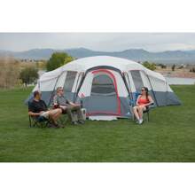 Ozark Trail 20-Person 4-Room Cabin Tent With 3 Separate Entrances For Camping