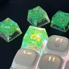 1pc Teclas de teclado mecânico coloridas, perfil OEM R4, material ABS, substituição de tecla ESC, acessório de computador DIY fofo presente