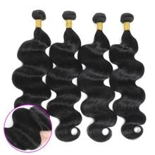 Body Wave Human Hair Bundles 8- 30 Inch 1/2/3PCS Bundles Raw Hair 100% Human Hair Brazilian Hair Bundles Weaving Extensions