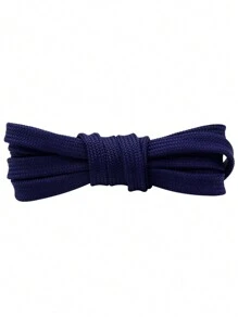 Classic Versatile Double-Layer Polyester Flat Shoelaces, Suitable For Casual Shoes, Sports Shoes, Sneakers