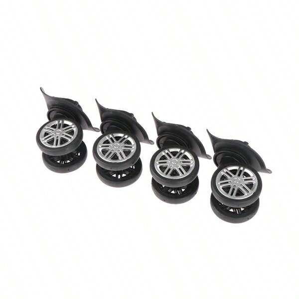 1 paire de roues universelles de rechange pour valise et bagage, accessoires de réparation de roue de chariot