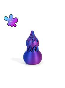 1pc/Spiral Decompression Gourd Fidget Toy Printed Desk Decor, 3D Print Adult Toy Gift - Multicolor - View 15