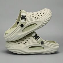 Men's Summer Outdoor Flip Flops With Thick Sole, Non-Slip Tread For Beach, Sport And Casual Wear - Green - View 2