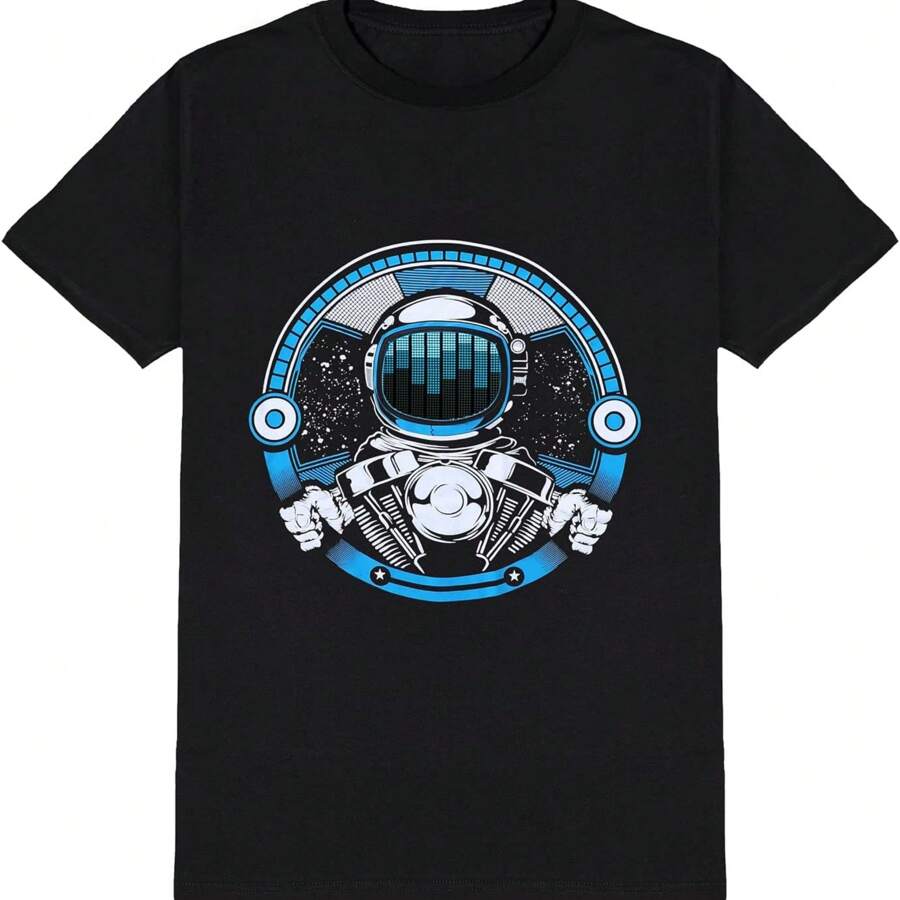 LED T Shirt Sound Activated Glow Shirts Light Up Equalizer Clothes For Party - Black - View 1