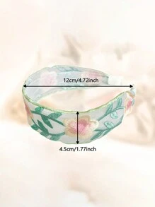 1/2pcs Elegant Embroidered Floral Headbands, Lace Headbands, Oversized Headpieces, Versatile Women Headbands, Simple Fabric Wide-Edge Headwraps Hairpins Hair Accessories,Hair Accessory,Hair Accessories,Hair Accessories For Women,Fall,Travel,Hair Tools,Accessories Women,Hair Stuff,Fall,Hair,Hair Accessories,Hair Accessories For Women,Travel,Hair Accessories,Accessories Women,Hair Accessory,Hair Accessories Women,Hair Tools,Hair Stuff,Stuff,Beauty Accessories,Gifts,Travel,Gifts For Women,Hair Stuff,Stocking Fillers,Stocking Stuffers For Women,Stocking Fillers Women,Christmas Gifts,Christmas Stocking Fillers,Gifts For Women,Stocking Stuffers For Adults,Stocking Fillers For Adult,Hair Stuff,Women's Accessories,Stocking Stuffer,Coming-Of-Age Hair Accessory,Christmas Hair Accessories,Gift Ideas For Women,Beauty Stocking Fillers - Multicolor - View 4