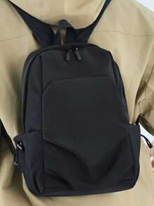 Mochila casual minimalista para hombres, bolsa de almacenamiento para uso diario, bolsa de regalo para hombres, regalos de Navidad, vacaciones de invierno, regalos para papá, regalos para novio, mochila escolar, mochila de gran capacidad, bolsa deportiva, mochila de viaje, bolsa para libros, bolsa para portátil, bolsa esencial de viaje para hombres, bolsa negra, bolsa esencial de vacaciones, bolsa de camping y viaje, bolsa de playa, funda de portátil de playa, bolsa de la vida deportiva, mochila de viaje