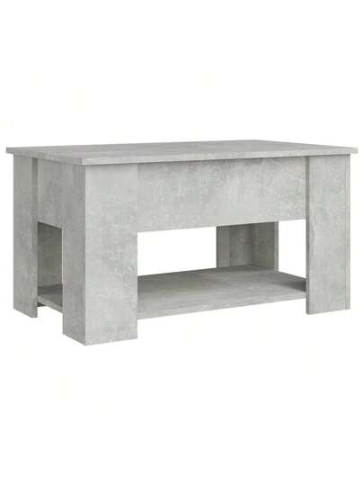 VidaXL Coffee Tafel 79x49x41 Cm Processed Wood Concrete Grijs view 5