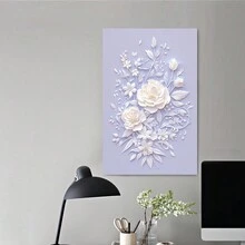 Colorful Abstract Floral Canvas Painting, Creative Home Decor, Suitable For Living Room, Bedroom, Dining Room, Study, Office, And More