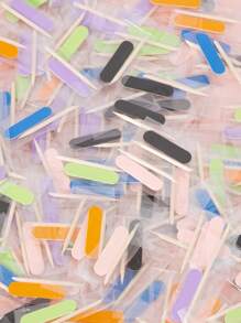 50pcs Mini Nail File And Orange Sticks Set For Press On Nails,Mini Nail File Bulk, Double Sided Nail Files, Wooden Cuticle Pusher Sticks, Manicure Pedicure Cleaner Tools