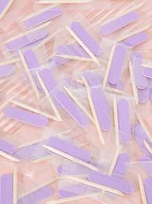 50pcs Mini Nail File And Orange Sticks Set For Press On Nails,Mini Nail File Bulk, Double Sided Nail Files, Wooden Cuticle Pusher Sticks, Manicure Pedicure Cleaner Tools