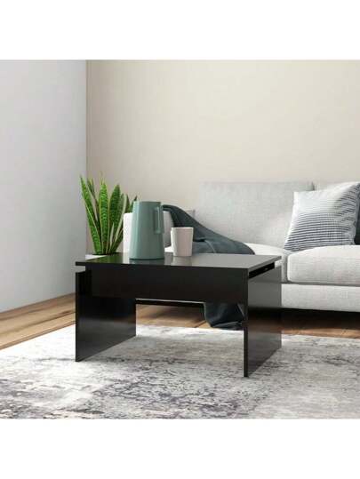 VidaXL Coffee Tafel 68x50x38 Cm Processed Wood Zwart