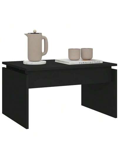 VidaXL Coffee Tafel 68x50x38 Cm Processed Wood Zwart view 4