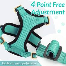 Cat Harness And Leash For Walking, Escape Proof Soft Adjustable Vest Harnesses For Cats, EasyControl