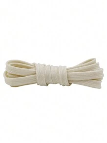 Classic Versatile Double-Layer Polyester Flat Shoelaces, Suitable For Casual Shoes, Sports Shoes, Sneakers
