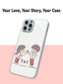 [Custom] DIY Phone Case With Letter Customization, ShellMingle Phone Case Compatible With Iphone 16/16Plus/16Pro/16ProMax, IPhone 15/15Plus/15Pro/15ProMax, IPhone 14/14Plus/14Pro/14ProMax, IPhone 13/13Pro/13ProMax, IPhone 12/12Pro/12ProMax, IPhone 11/11Pro/11Pro Max, IPhone X/XS/XR/XS Max, IPhone 7/8, 7 Plus/8 Plus, IPhone 6/6S, High-Definition Printing, Tempered Glass Phone Case, Anti-Drop, Birthday Gift, Holiday Gift, Valentine's Day Gift