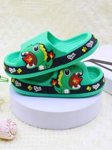 New Summer Soft Bottom Non-Slip Kids Fashion Slippers, Boys Slippers Sandals Flat Shoes Cute Dinosaur Design, Toddler & Little Kid Beach Shoes