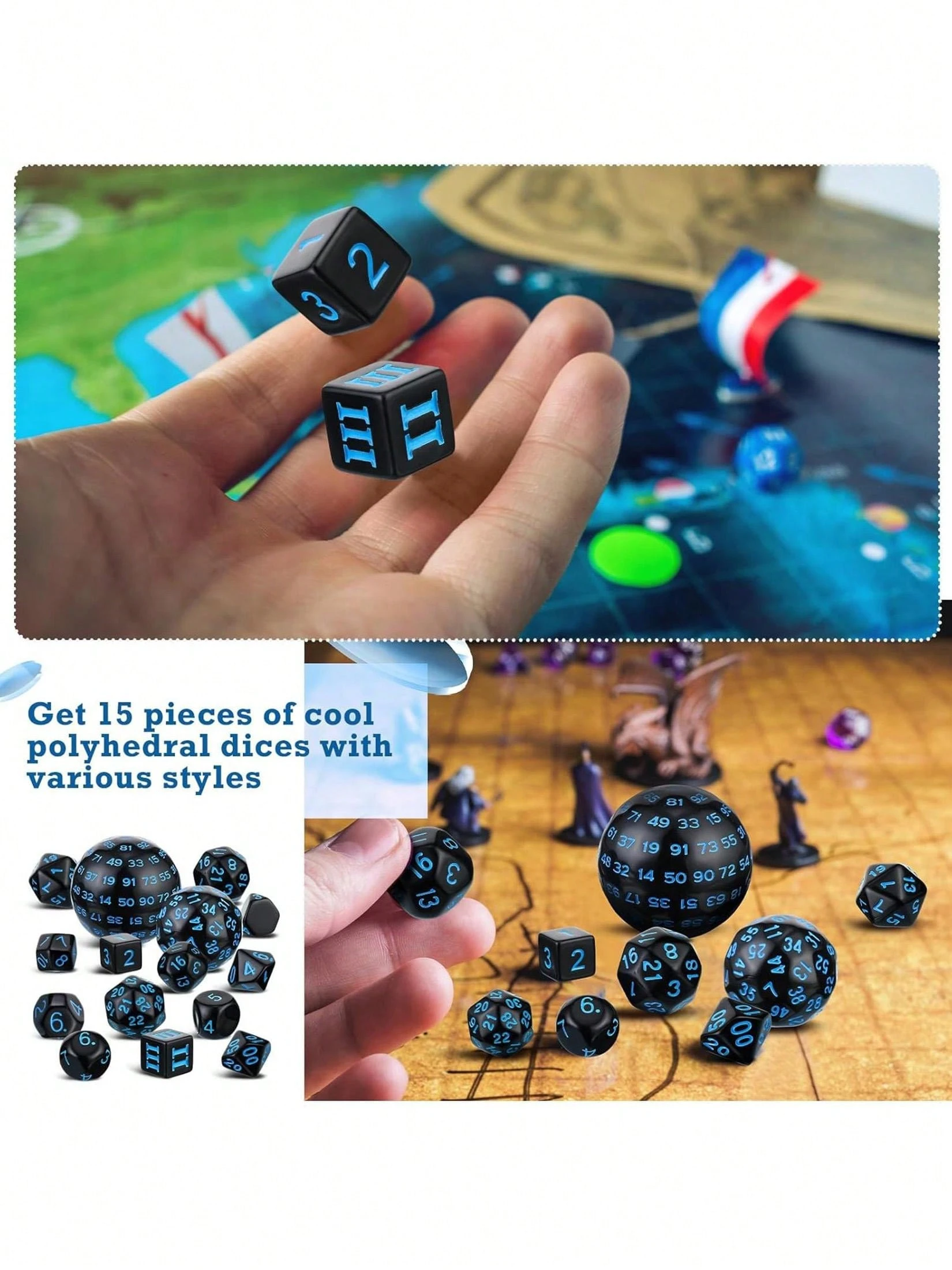 Magic Dice Trick Prop - Magic Stage Illusions Dice, Classic Dice - Foto 11