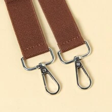 1pc Solid-Color Elastic Men's Suspenders, Adjustable Length, 4 Hooks, Suitable For All Seasons Autumn-Winter Accessories Halloween Costume,Suitable For Teens, Youth,Men,Casual, Outdoor, Athletic, Vacation, Graduation Gifts, Birthday, Daily Wear