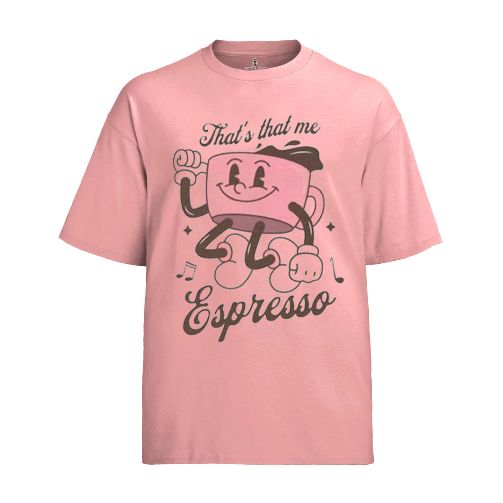 Camiseta Graphic Tee Tshirt Sabrina Carpenter That Me Espresso - Rosa - Visão 1