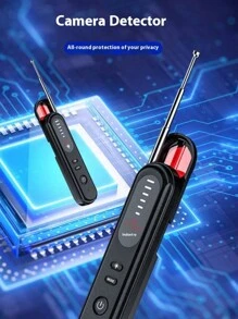 Hidden Camera Detectors, Portable Wireless Camera Detectors, Anti-Spy Hidden Camera Detector, GPS Tracker Detector And Bug Detector For Car Indoor Home Hotel Travel Office, 5 Levels Sensitivity - Black - View 11