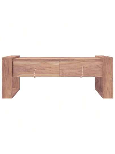 VidaXL Coffee Tafel 110x60x40 Cm Solid Teak view 4