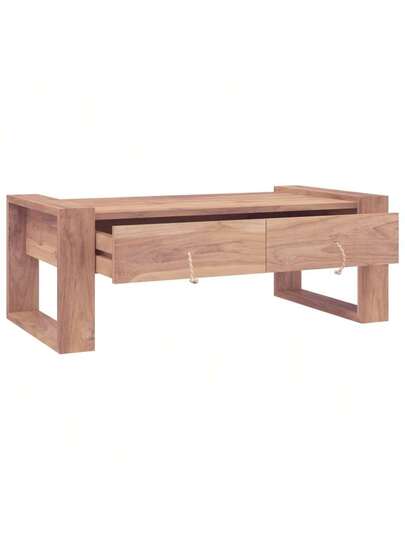VidaXL Coffee Tafel 110x60x40 Cm Solid Teak view 3