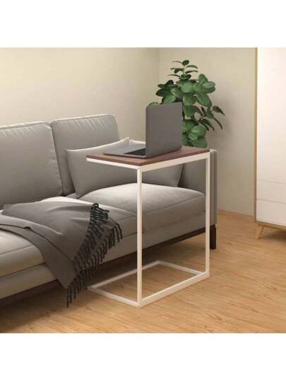 VidaXL Side Tafel 55x35x66 Cm Processed Wood Wit