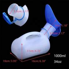 Travel Potty With Lid - A Convenient Hygiene Solution For Emergencies And Road Trips - White - View 7