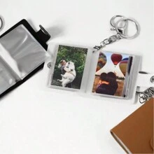 Mini PU Leather Keychain Photo Albums, Personalized Mini Photo Albums, Anniversary Gifts, Best Friend Photo Albums, Commemorative Gifts, Family Memory Photo Albums, Father's Day Gifts, Mother's Day Gifts, Valentine's Day Gifts. Birthday Graduation