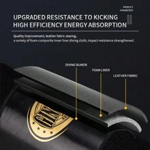 GINGPAI Thick Adult Kickboxing, Thai Boxing Leg Guards Protection Pads For Training - Multicolor - View 11