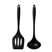 Keidason Conjunto de 15 piezas de utensilios de cocina de silicona - Utensilios de cocina resistentes al calor de hasta 230°C, espátula, pinzas, cuchara, brocha, batidor, conjunto de utensilios de cocina y accesorios para ollas antiadherentes, aptos para lavavajillas