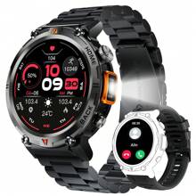 EIGIIS 1.45 Inch Smart Watch (Calling/Dialing), With Flashlight, Sleep Monitoring, 113 Sports Modes, Rugged Outdoor Smart Watch Compatible With IOS And Android - Black - View 16