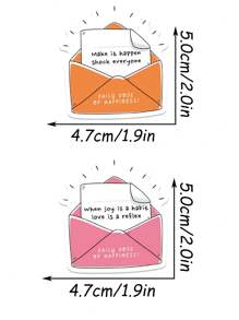 50pcs Daily Dose Of Happiness Sticker Aesthetic Cartoon Letter Decals For Kids Waterbottle Laptop Luggage Scrapbook Stationery Phone Fridge Waterproof Diy Decoration Sticker - Multicolor - View 2