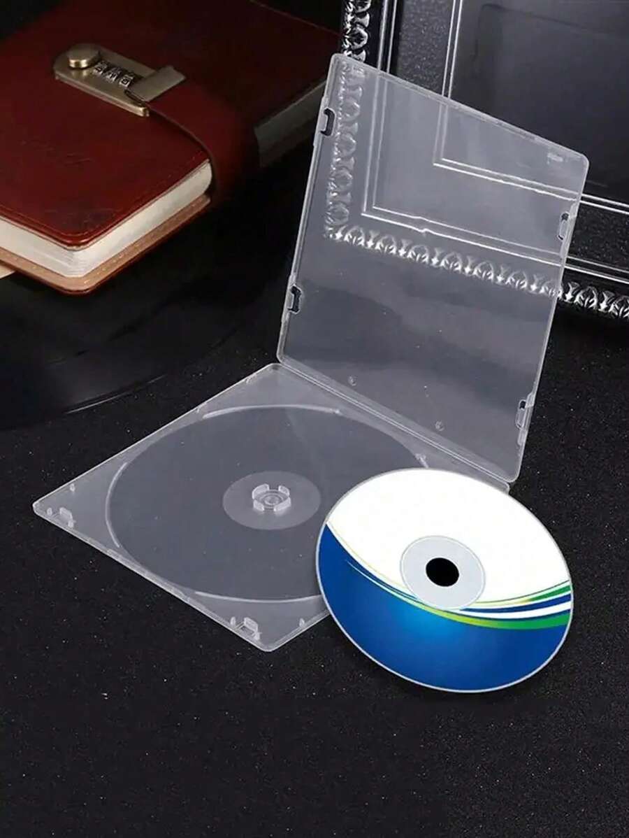 1/2/3/4/5/10pcs CD Disc Packaging Box,Premium CD Storage Book - Innovative & Durable Design For Office, Gaming & Car Use - Space-Saving Disc Organizer Case