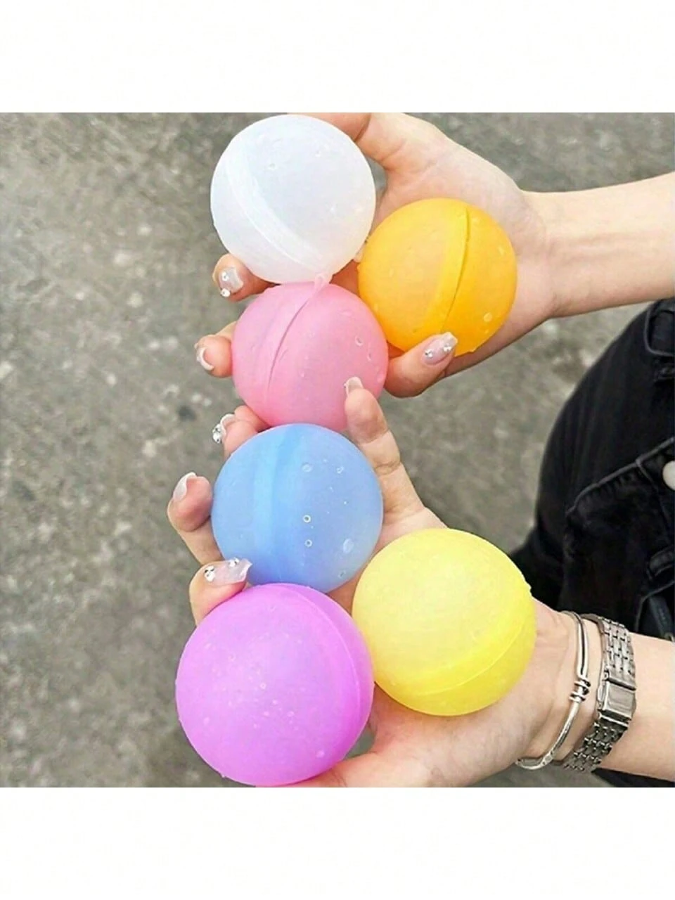 18 Palloncini D'acqua Riutilizzabili In Silicone – Palline Autosigillanti Per Giochi Estivi, Piscina E Spiaggia