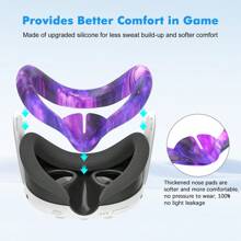 Silicone Cover Set For Meta Quest 3, Upgraded Design Full Protection For Quest 3, Ideal Present For Birthday And Christmas