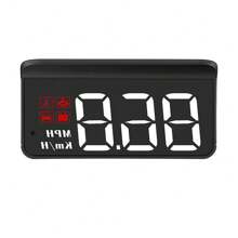Projecteur tête haute OBD2 pour voiture, affichage numérique de la vitesse, enregistrement de la température de l'eau, voltage, rappel de conduite fatiguée, fonctions d'alarme multiples, accessoires électroniques HUD numérique